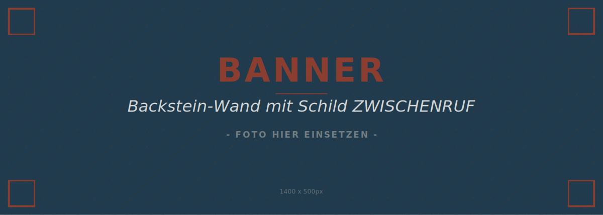 Backstein-Wand